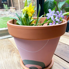 Load image into Gallery viewer, Terracotta pot painted by hand