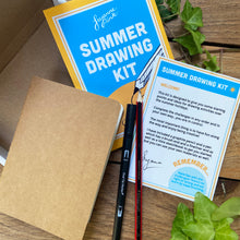 Load image into Gallery viewer, Summer Drawing Kit contents