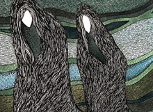 Load image into Gallery viewer, Macbeth Weird Sisters on the moorland image (detail).