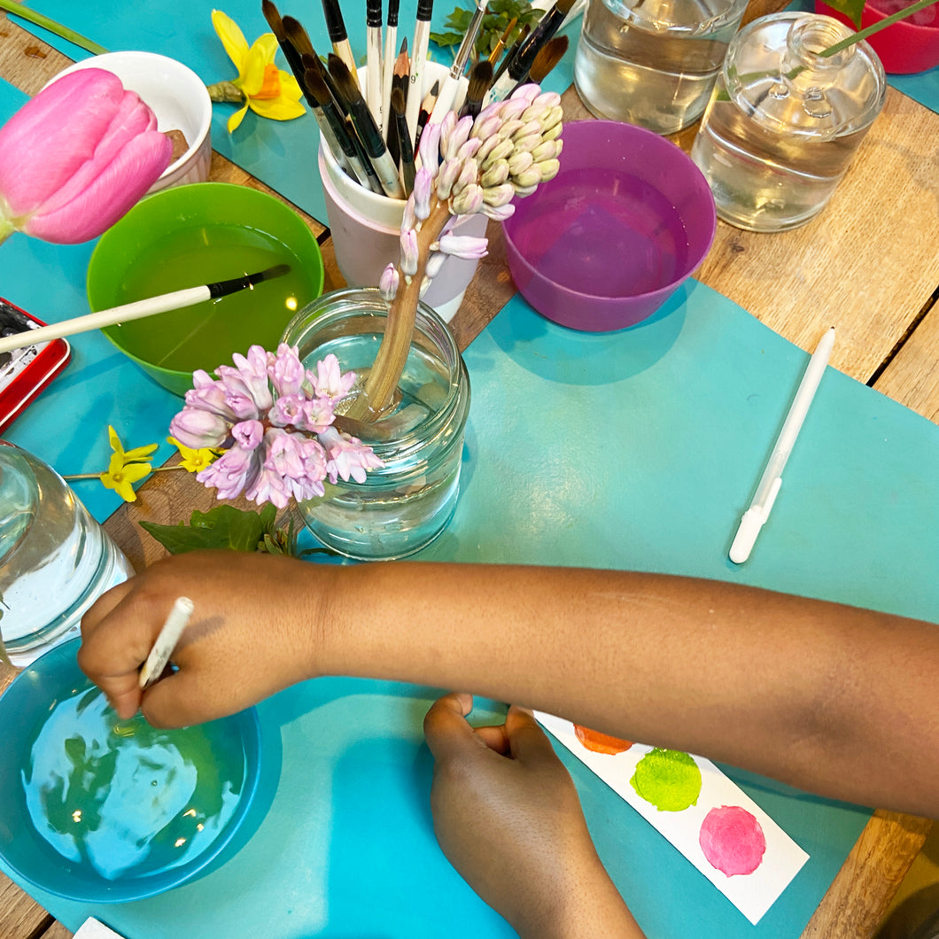 Suzanne Pink floral watercolour workshop